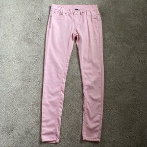 light pink skinny jeans